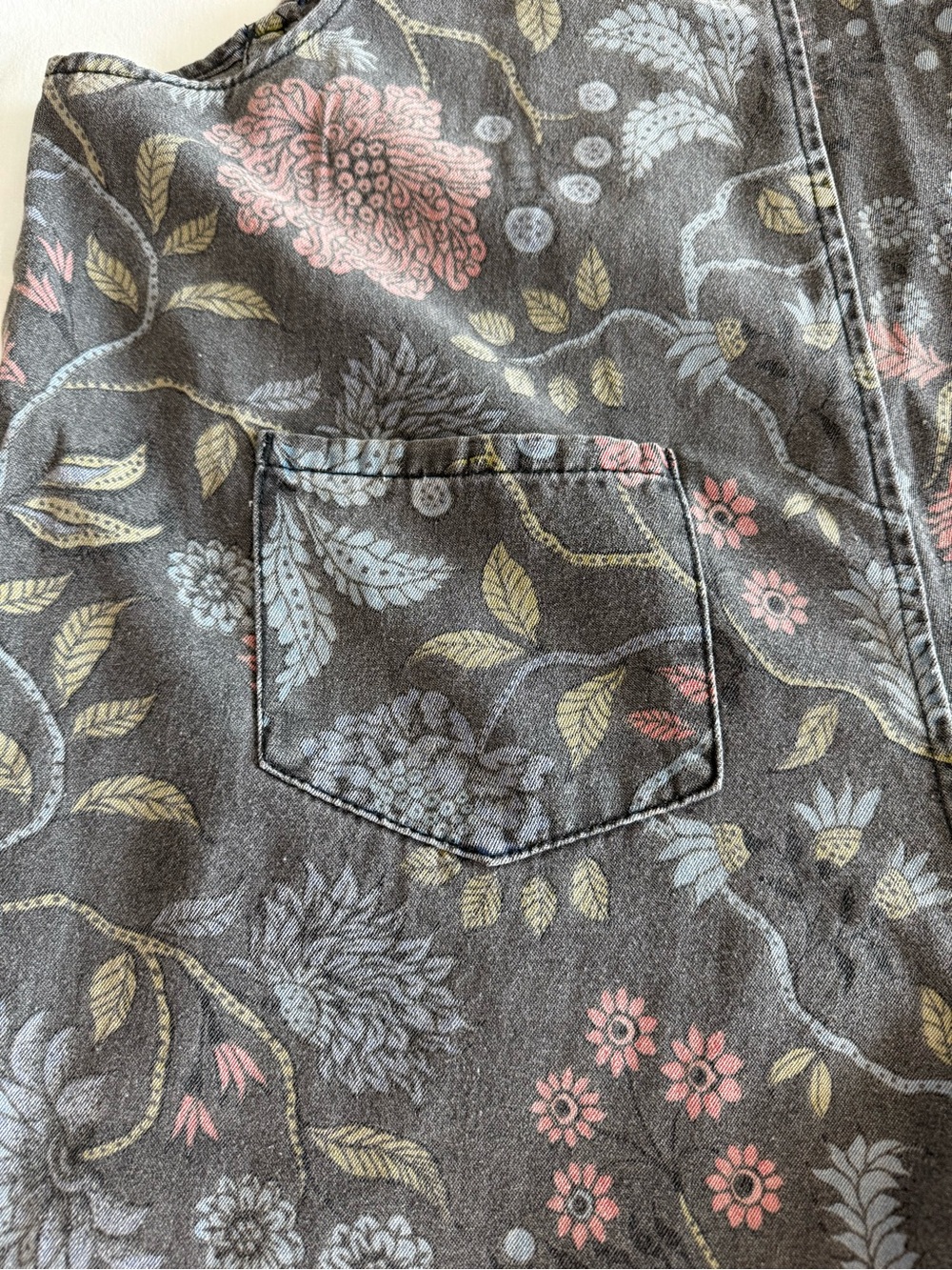 Three Bird Nest High Hopes Slouchy Denim
Overalls Boho Denim Size Large - Picture 10 of 11